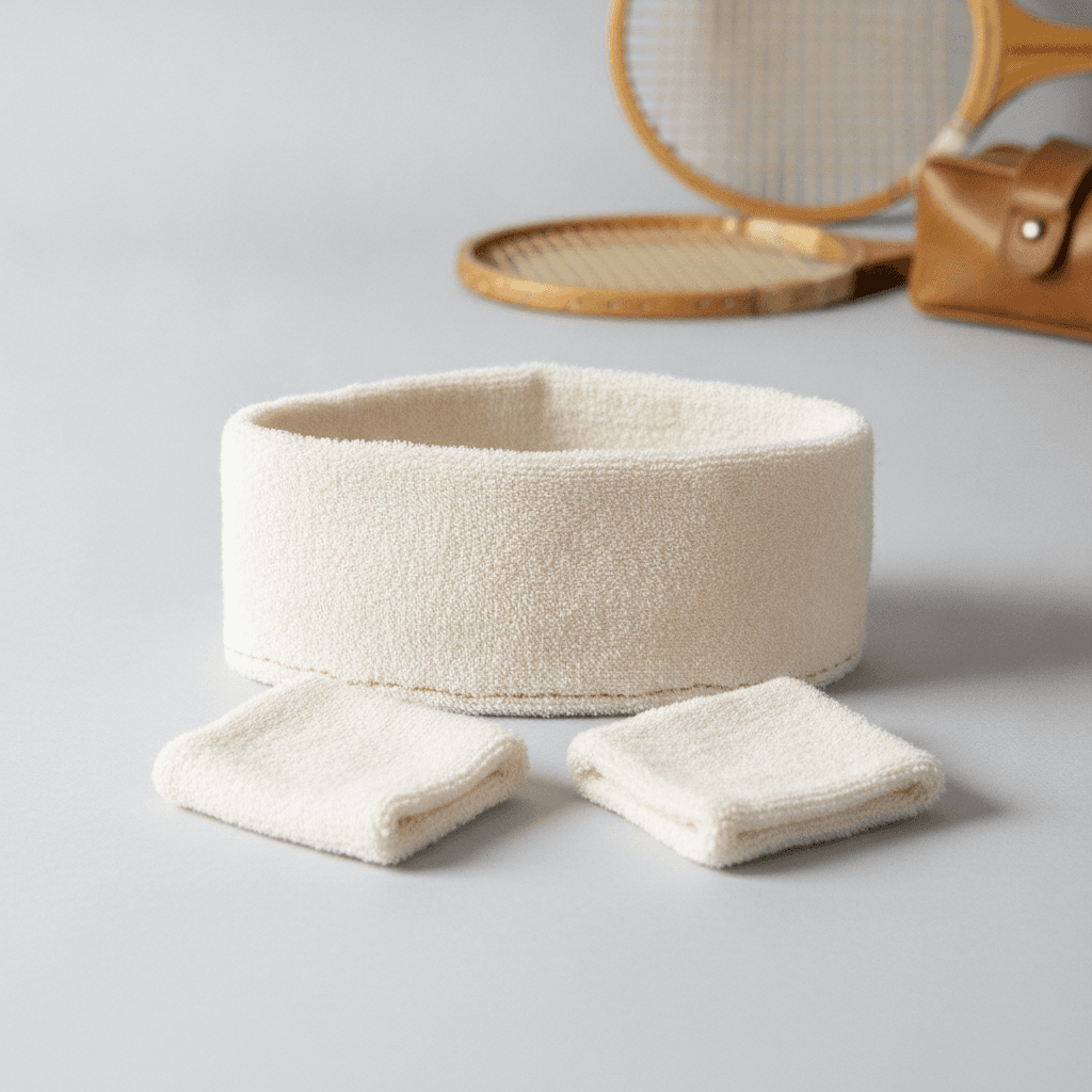 Handmade Cotton Tennis Sweatband Set