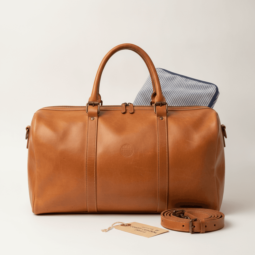 Vintage Leather Sports Holdall