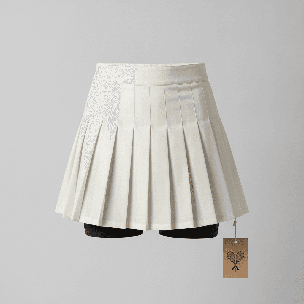 Handmade Pleated Tennis Skirt