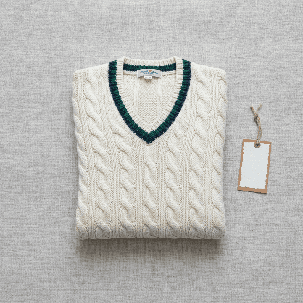 Vintage Tennis Knit Sweater