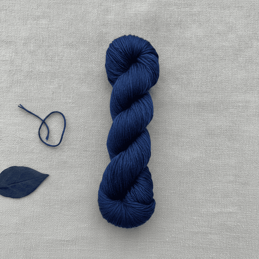 Hand-Spun Indigo Embroidery Floss - Bleu indigo
