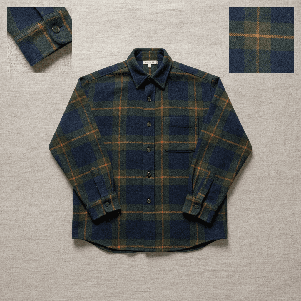 Vintage Wool Tartan Overshirt