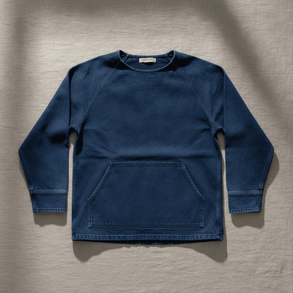Vintage Indigo Fisherman Smock - Bleu indigo